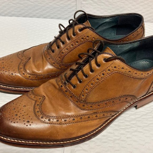 Aston Grey Boyle Wingtip Oxford - Tan Leather main image 7
